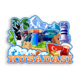 Kühlschrankmagnet für Kusadasi, Türkei 1653