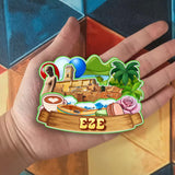 Refrigerator Magnet for Eze France  2609