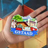 Refrigerator Magnet for Gstaad Switzerland  2050