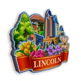 Refrigerator Magnet for Lincoln Nebraska USA  1037