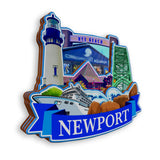 Refrigerator Magnet for Newport Oregon USA  1107