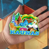 Refrigerator Magnet for Kaunas Lithuania  2481