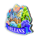 Refrigerator Magnet for Orleans France  1339