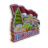 Refrigerator Magnet for Rundale Latvia  2493