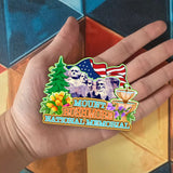 Refrigerator Magnet for Mount Rushmore National Memorial South Dakota USA  1143