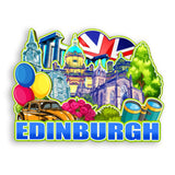 Refrigerator Magnet for Edinburgh UK  1442