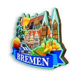 Refrigerator Magnet for Bremen Germany  1184