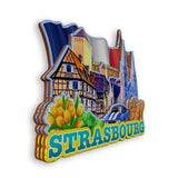 Refrigerator Magnet for Strasbourg France  1349