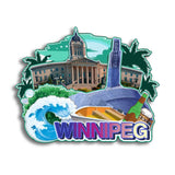 Refrigerator Magnet for Winnipeg Manitoba Canada  141