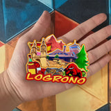 Refrigerator Magnet for Logrono Spain  1579