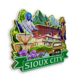 Kühlschrankmagnet für Sioux City Iowa USA 944