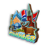 Kühlschrankmagnet für Stavanger Norwegen 2271