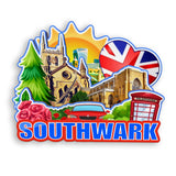 Refrigerator Magnet for Southwark UK  1458