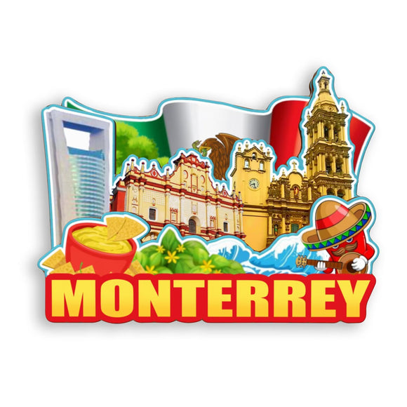 Refrigerator Magnet for Monterrey Mexico  1815