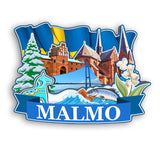 Refrigerator Magnet for Malmo Sweden  2164