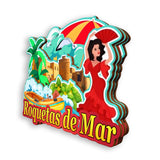 Refrigerator Magnet for Roquetas de Mar Spain  1384