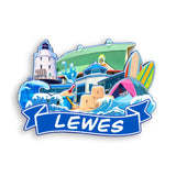 Refrigerator Magnet for Lewes Delaware USA  296