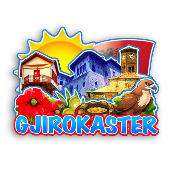 Refrigerator Magnet for Gjirokaster Albania  2462