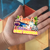 Refrigerator Magnet for Santa Barbara California USA  250