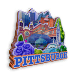 Refrigerator Magnet for Pittsburgh Pennsylvania USA  1115
