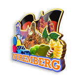 Refrigerator Magnet for Nuremberg Germany  1194