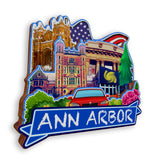 Refrigerator Magnet for Ann Arbor Michigan USA  996