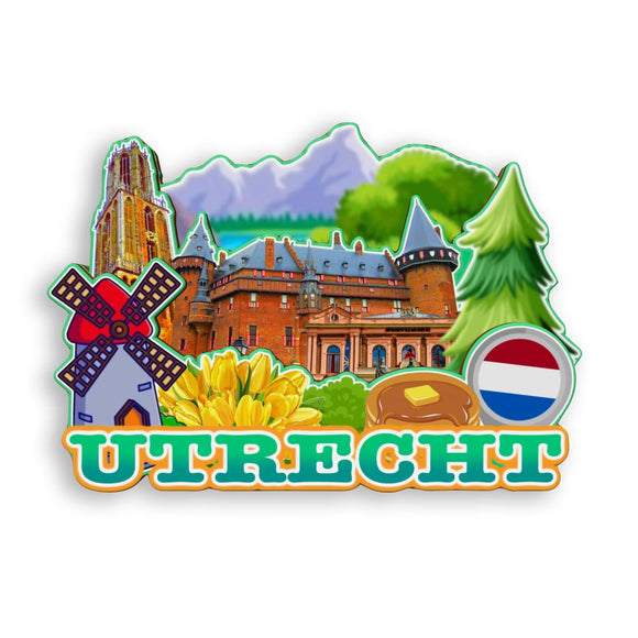 Refrigerator Magnet for Utrecht Netherlands  1977