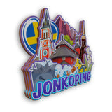 Refrigerator Magnet for Jonkoping Sweden  2182