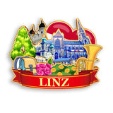 Kühlschrankmagnet für Linz, Österreich, 1590