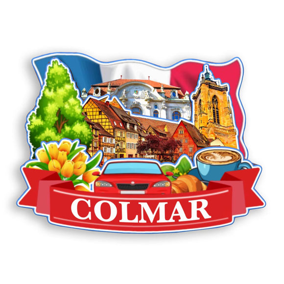 Refrigerator Magnet for Colmar France  1357
