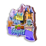 Refrigerator Magnet for Angers France  2588