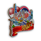Refrigerator Magnet for Riga Latvia  2486
