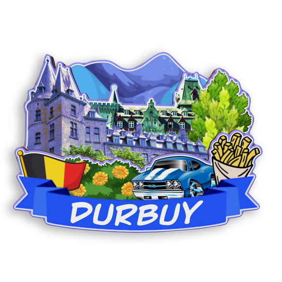 Refrigerator Magnet for Durbuy Belgium  2023