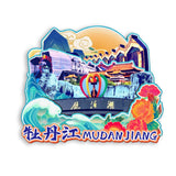 Refrigerator Magnet for Mudanjiang, Heilongjiang, China  605