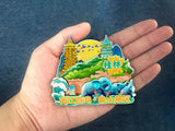 Refrigerator Magnet for Two Rivers and Four Lakes and Elephant Mountain Guilin, Guangxi, China  21