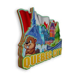 Refrigerator Magnet for Quebec City Canada  1871