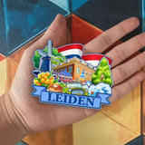 Магнит на холодильник для Лейдена, Нидерланды, 1985