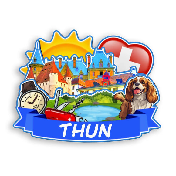 Refrigerator Magnet for Thun Switzerland  2061