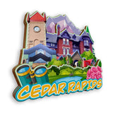 Refrigerator Magnet for Cedar Rapids Iowa USA  939
