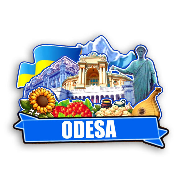 Refrigerator Magnet for Odesa Ukraine  2388