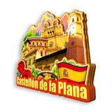 Магнит на холодильник для Кастелло-де-ла-Плана Испания 1576 г.