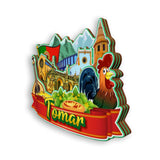 Kühlschrankmagnet für Tomar Portugal 1952