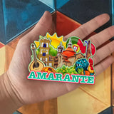 Refrigerator Magnet for Amarante Portugal  1963