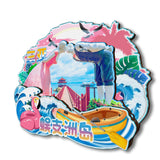 Refrigerator Magnet for Wuzhizhou Island, Sanya, Hainan, China  46