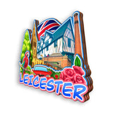 Kühlschrankmagnet für Leicester UK 1483