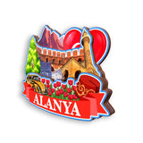 Refrigerator Magnet for Alanya Turkey  1655