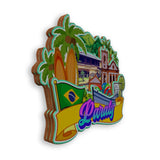 Refrigerator Magnet for Paraty Brazil  1925