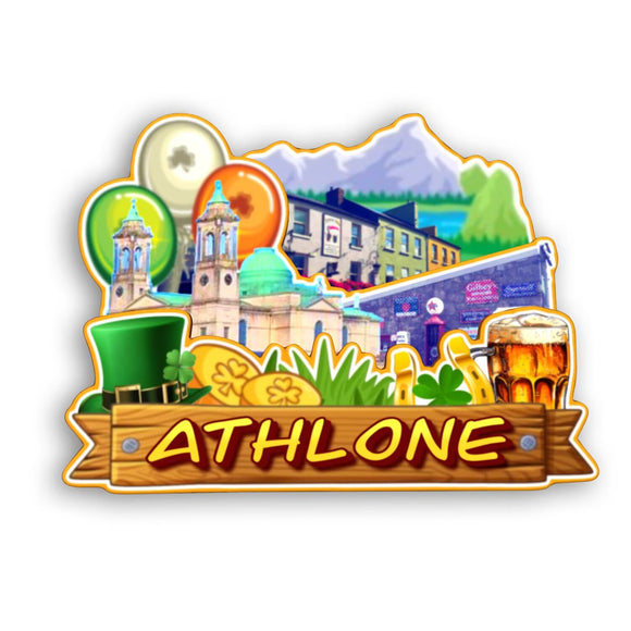 Refrigerator Magnet for Athlone Ireland  2206