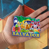 Магнит на холодильник Сальвадор Бразилия 1899