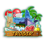 Kühlschrankmagnet für Trogir Kroatien 2223